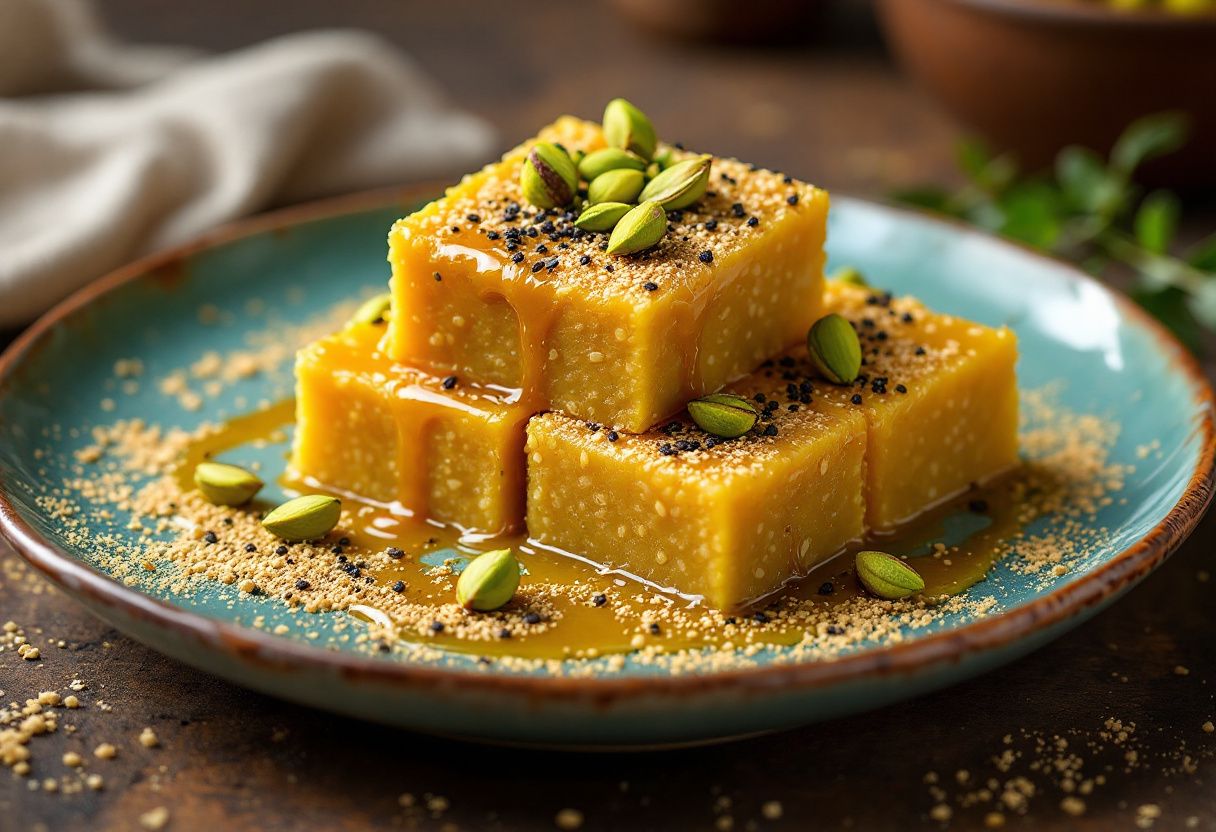 Silan-Baked Halva recipe image