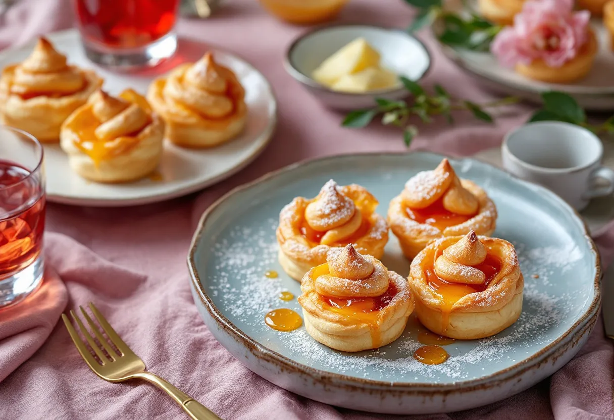 Singapore Sling Puffs recipe image