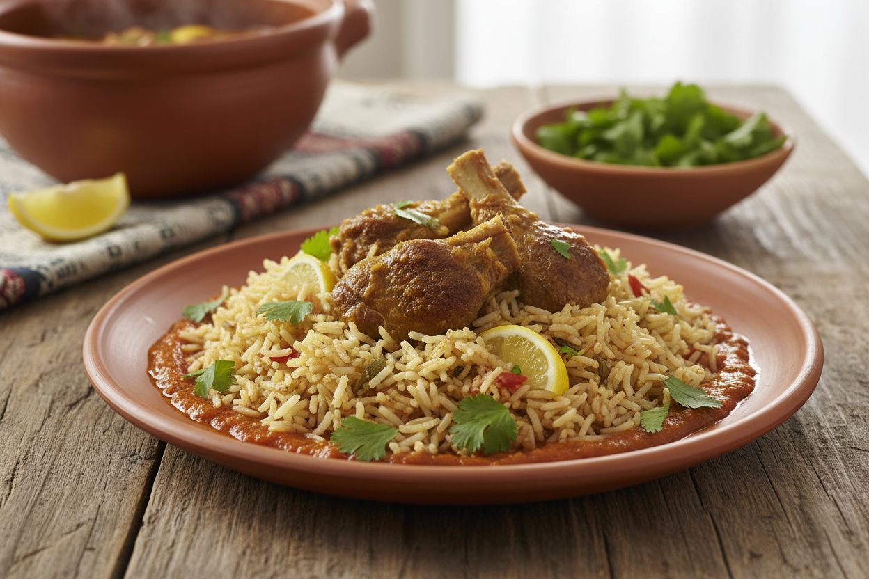 Skoudehkaris recipe image