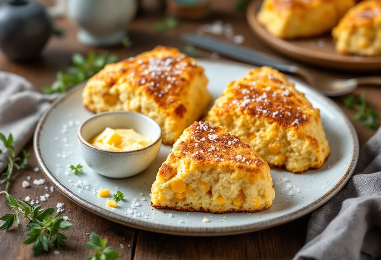 Smoky Cheddar Scones