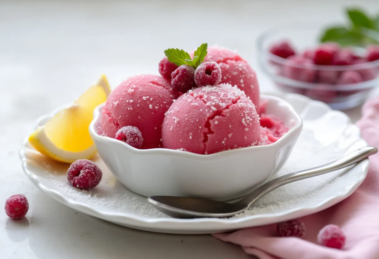 Snowberry Sorbet recipe image