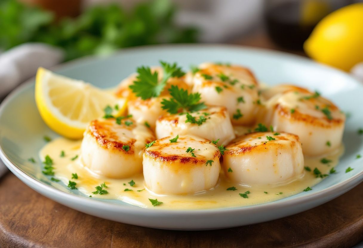 Snowy Scallop Treat recipe image