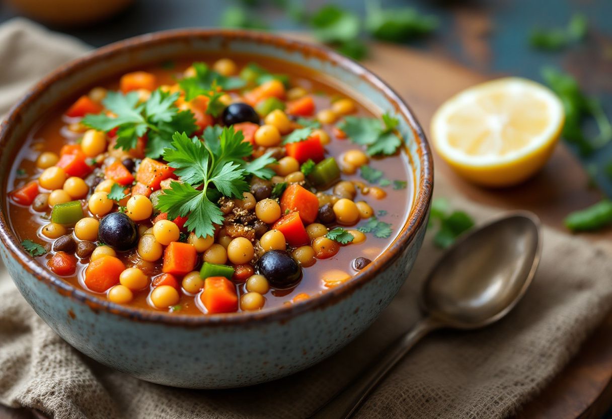 Soggy Olive Harira recipe image