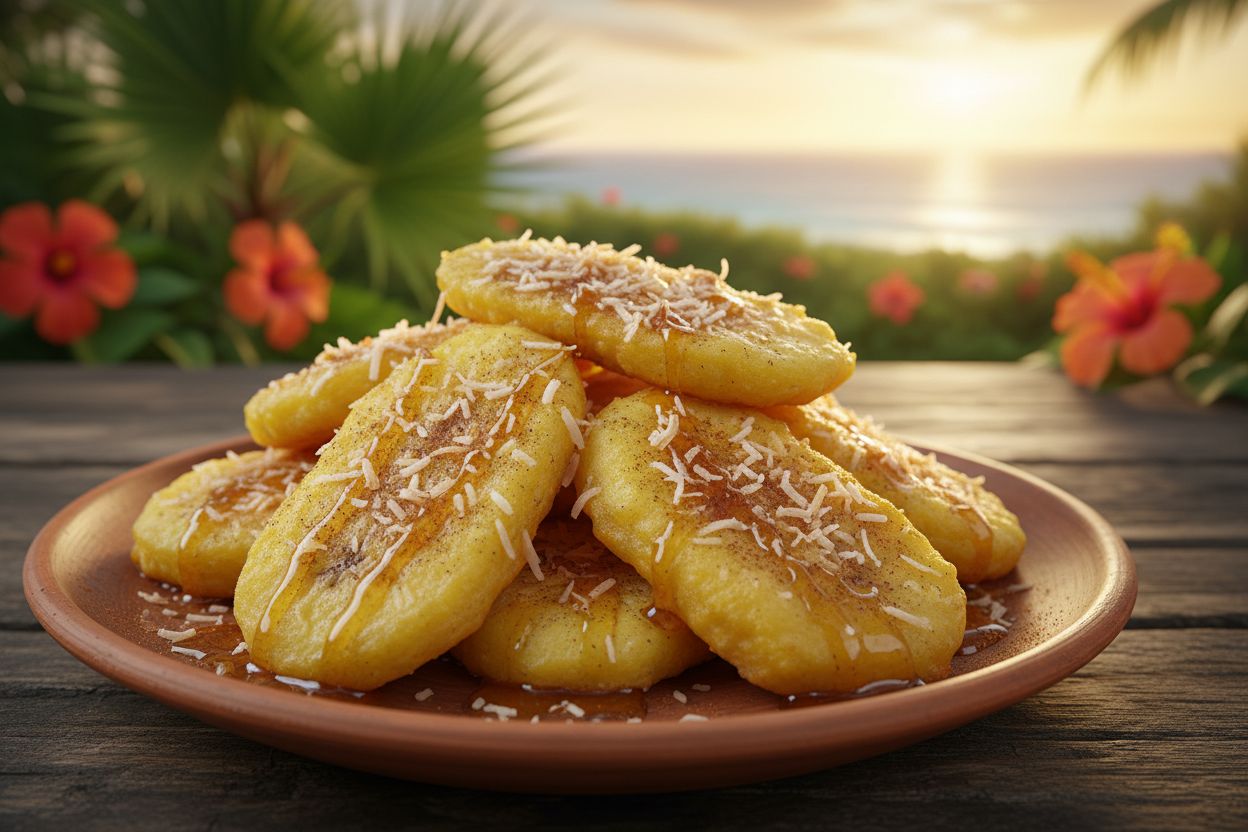 Solomon Islands Banana Fritters recipe image