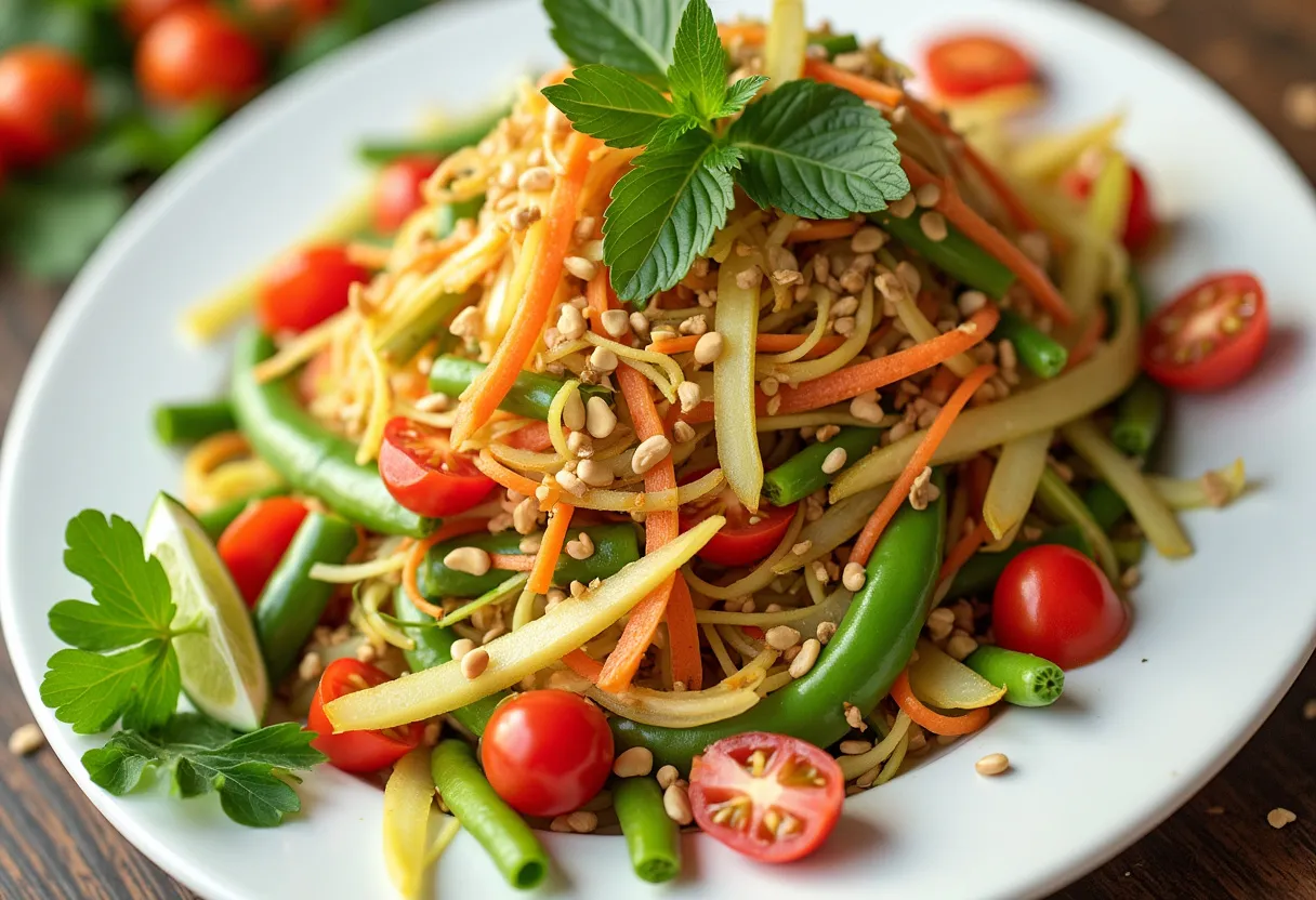 Som Tum Tidbits recipe image