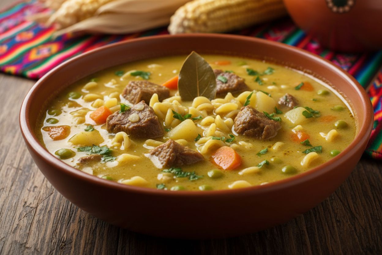 Sopa de maní recipe image
