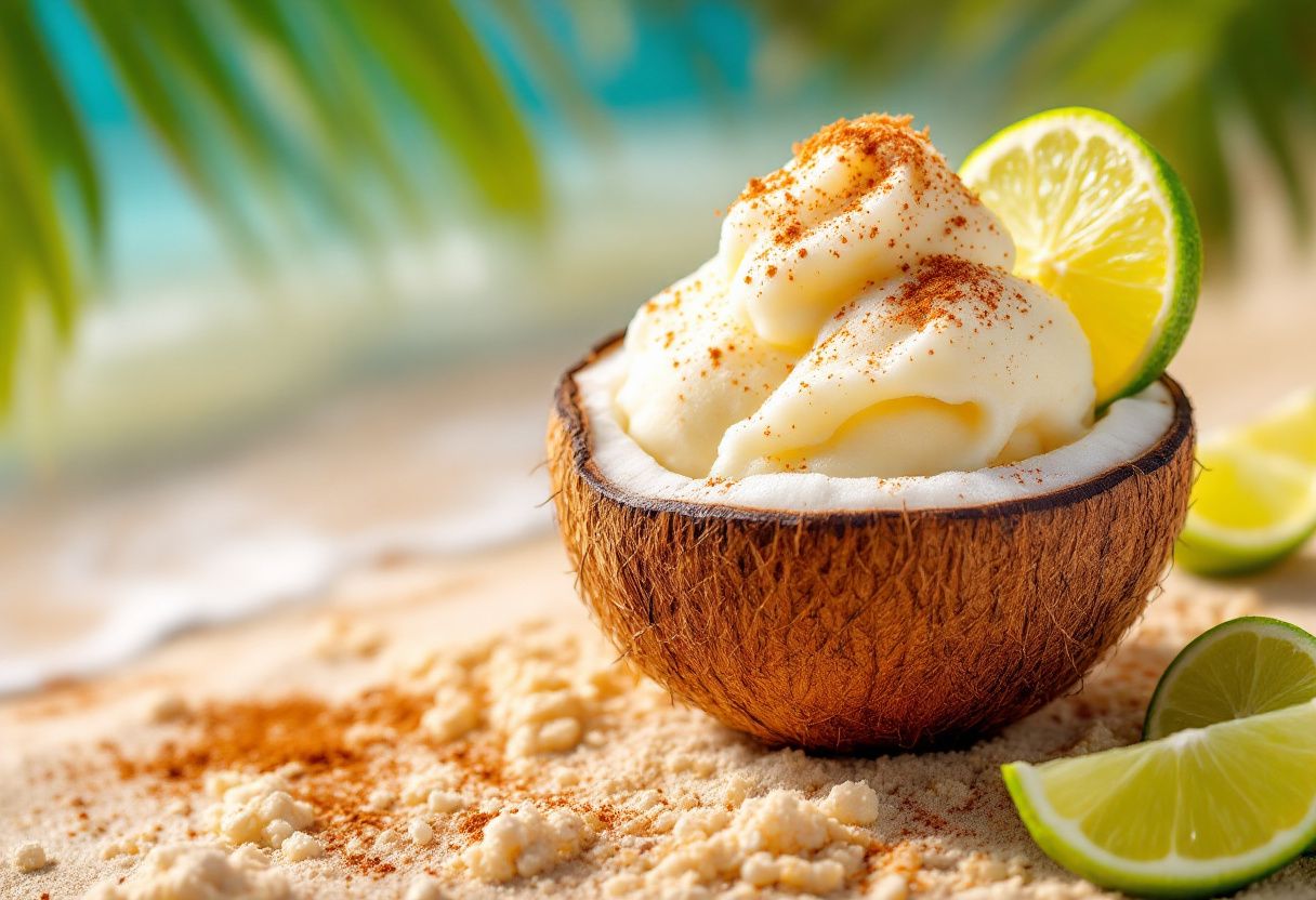 Sorbet Coco Guadeloupéen recipe image