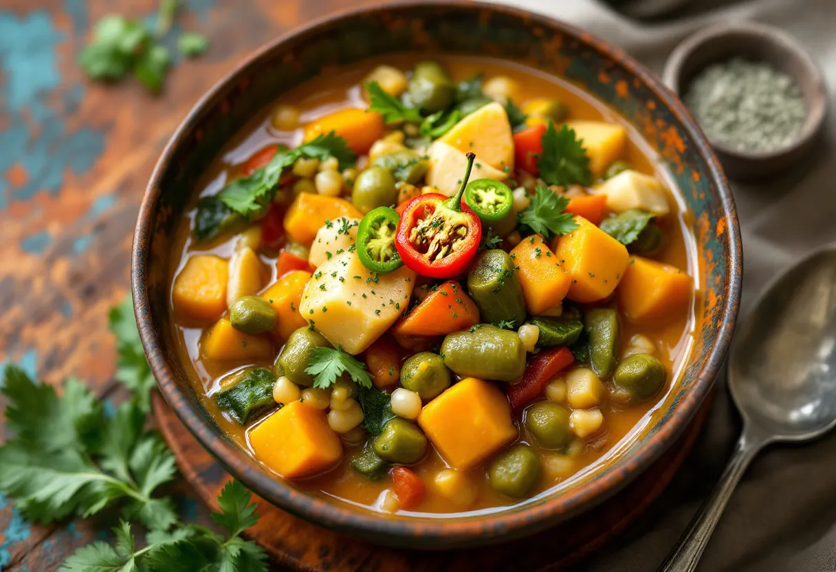 Spice Island Callaloo Stew recipe image