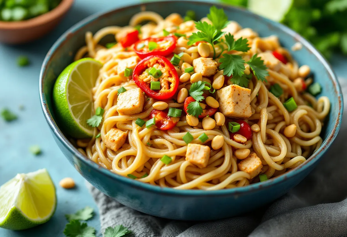 Spiced Lemongrass Noodles