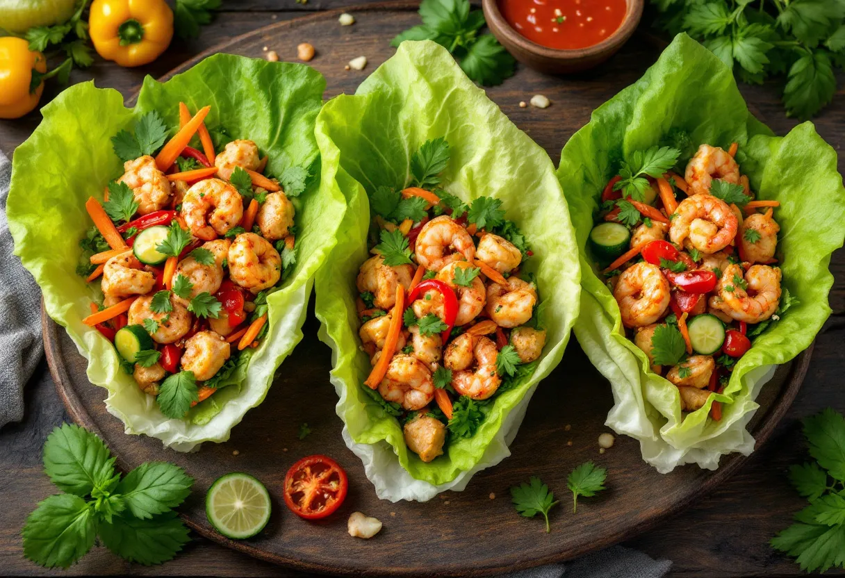 Spicy Leaf Wraps