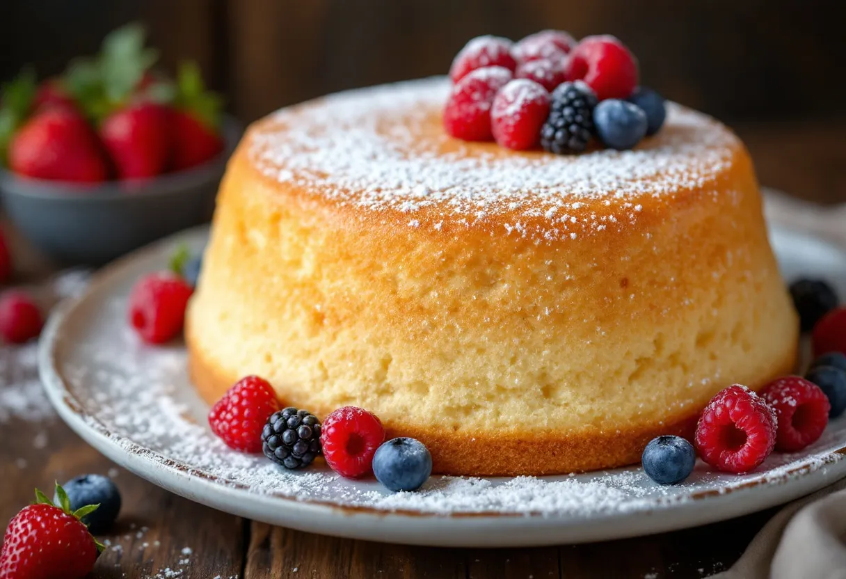 Sponge Royale recipe image
