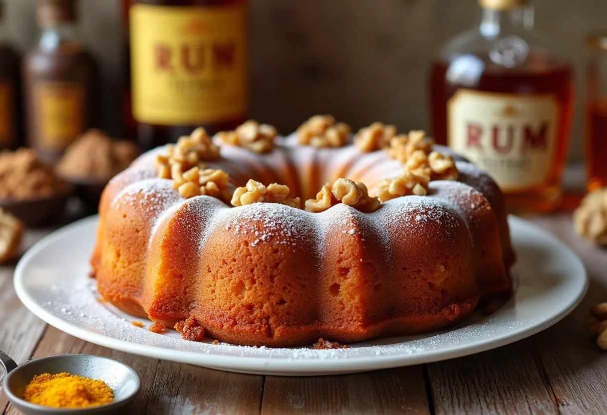 St. Helena Rum Cake