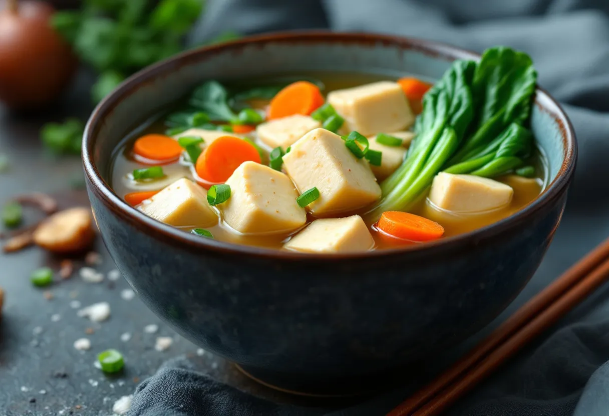 Steamed Tofu Soup