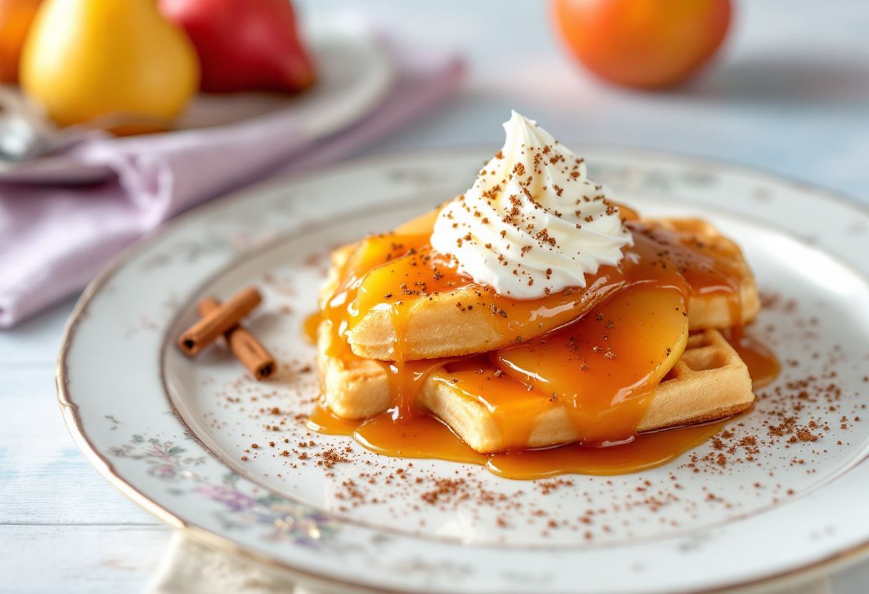 Stroopwafel Poire recipe image