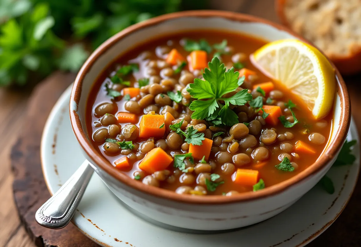 Sumac Lentil Soup recipe image