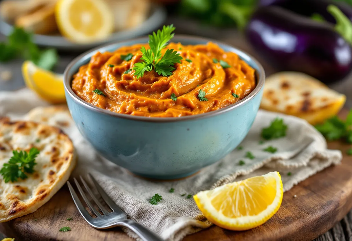 Sun-Cured Eggplant Spread recipe image