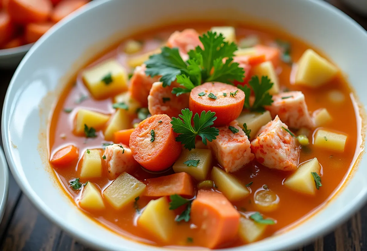 Sunrise Lobster Chowder recipe image