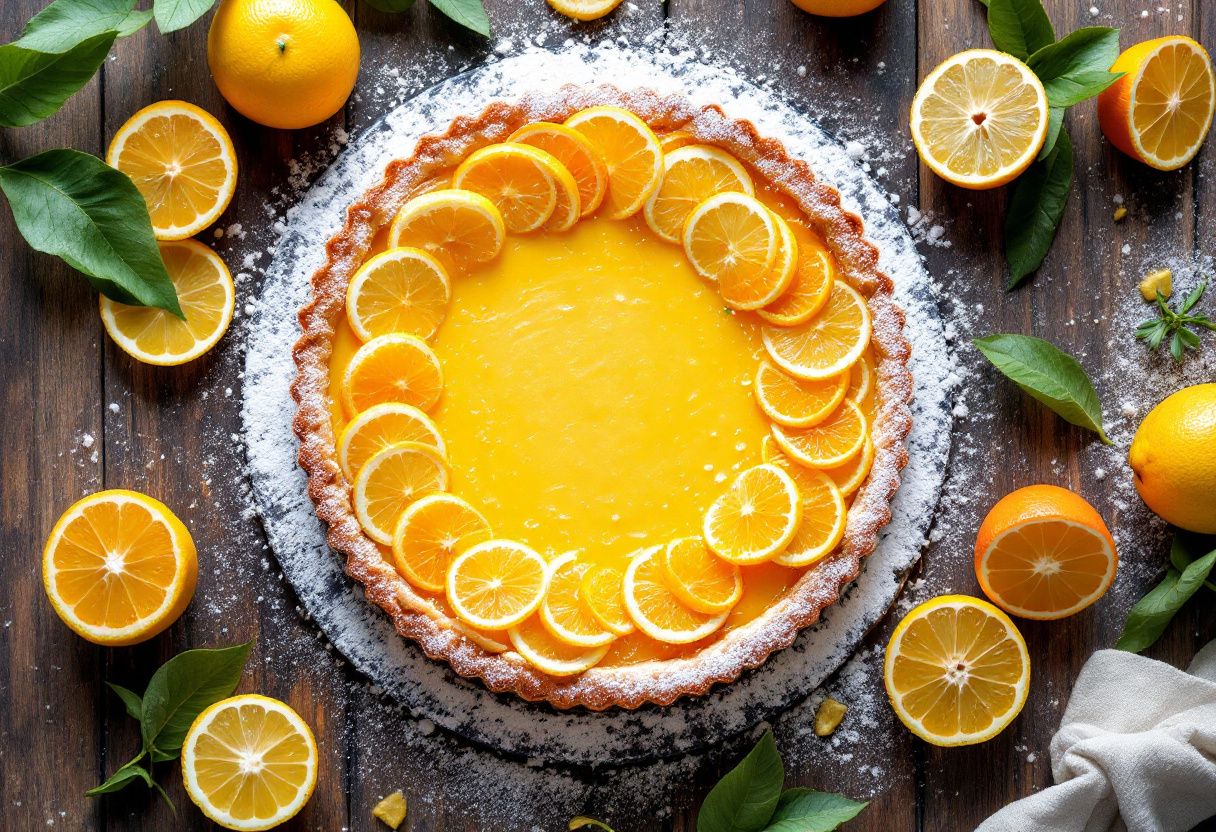 Sunshine Citrine Tart recipe image
