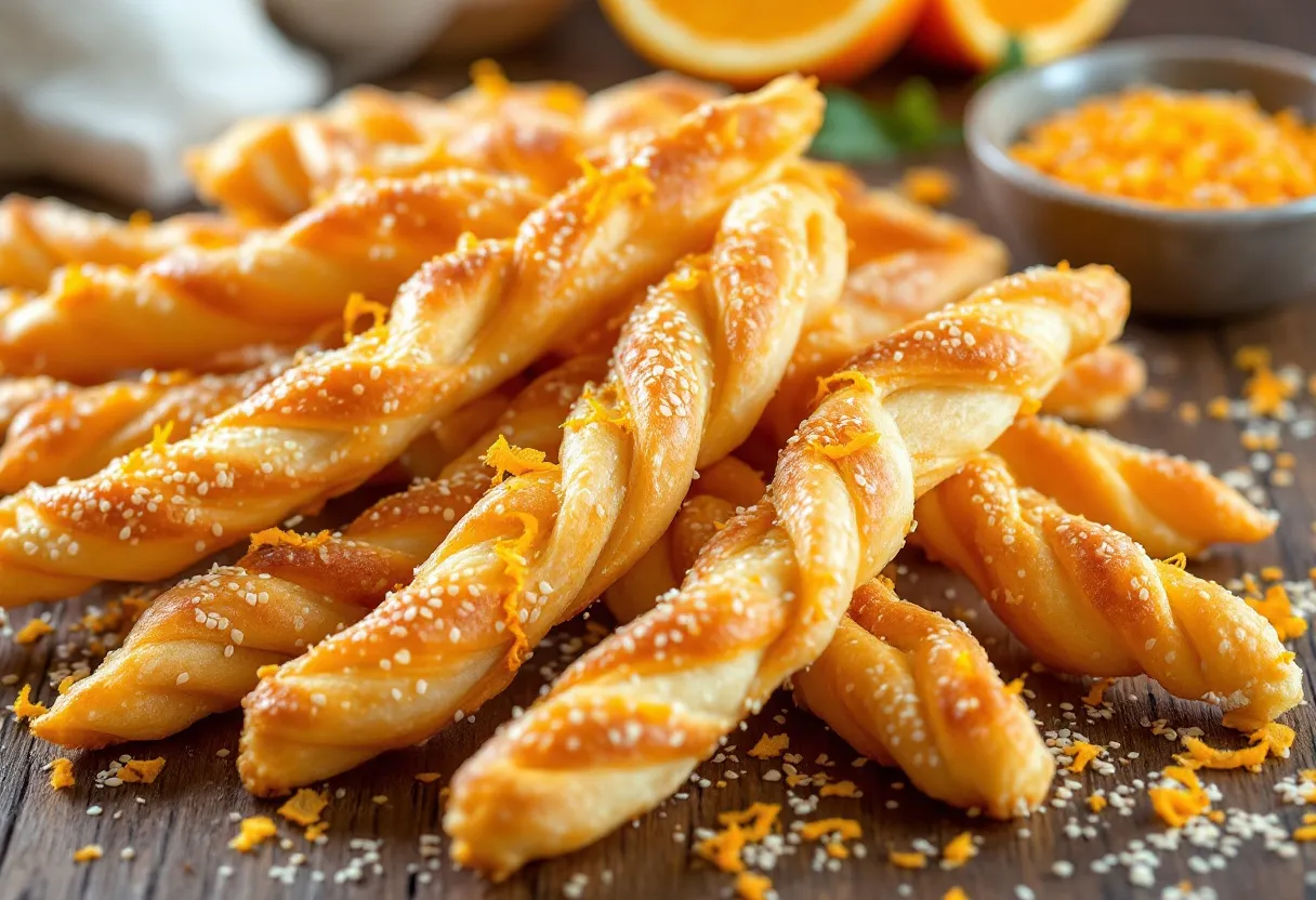 Sunshine Sesame Twists recipe image