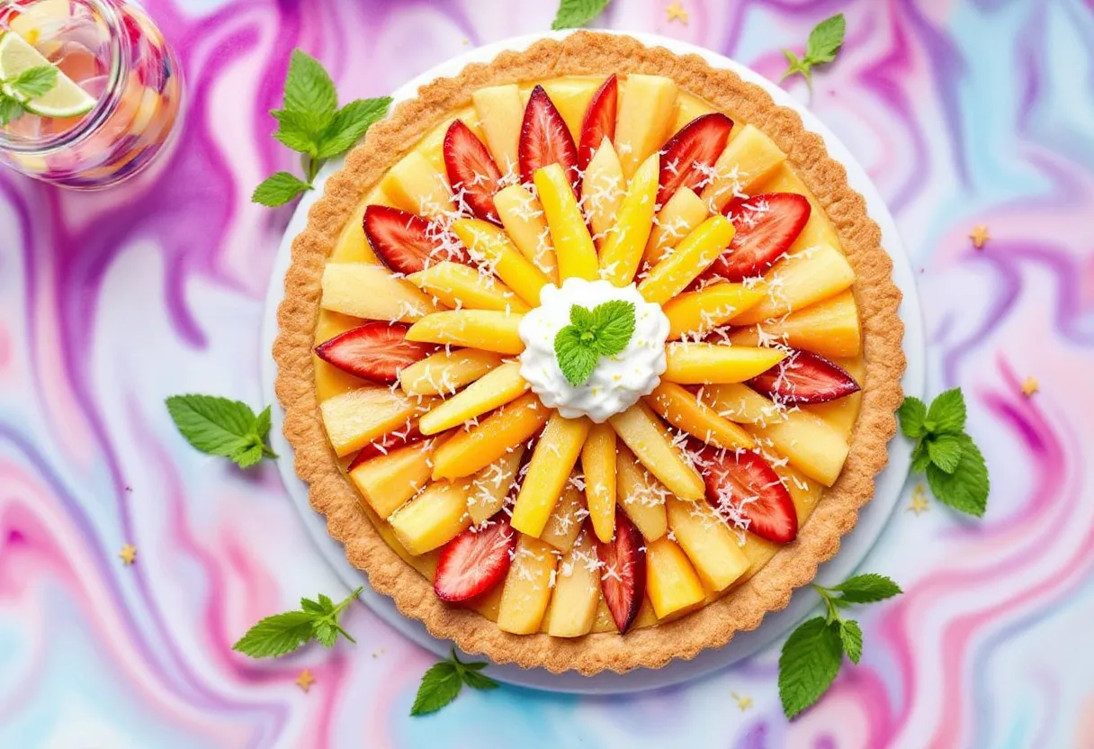 Sydney Sunburst Tart recipe image