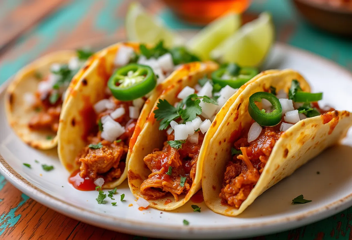 Tacos Enchilados recipe image