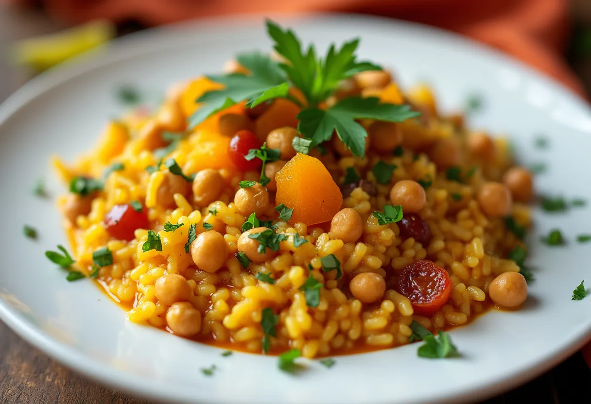 Tagine Risotto recipe image