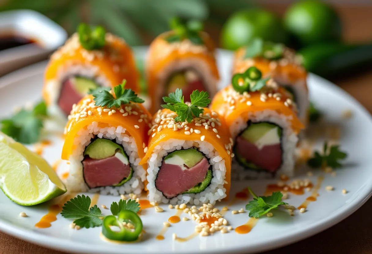 Tahitian Ahi Spice Roll