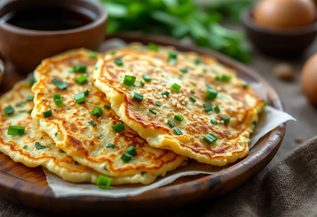Taiwanese Scallion Pancakes recipe image
