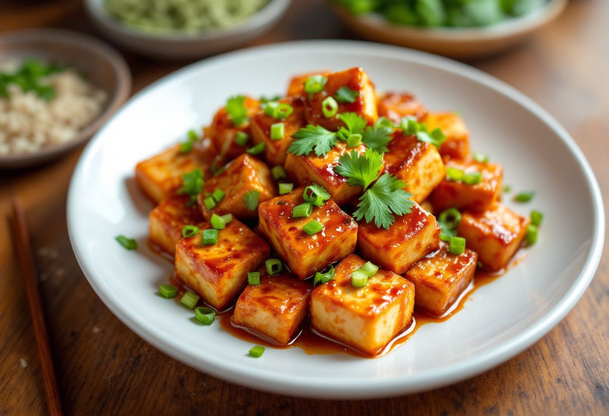 Taiwanese Tangy Tofu recipe image