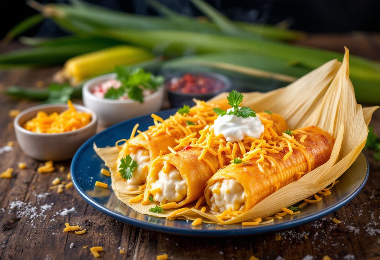 Tamal de Elote Asado