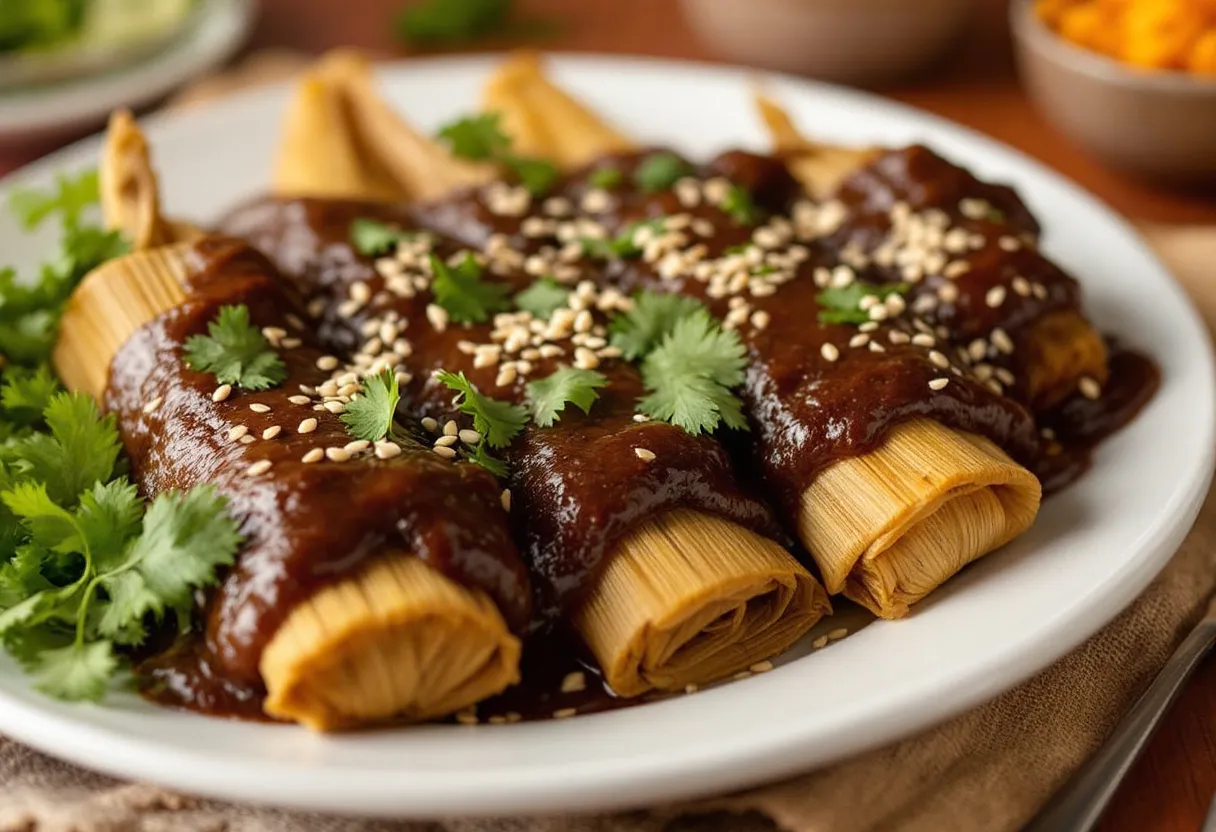 Tamales Ahogados de Mole