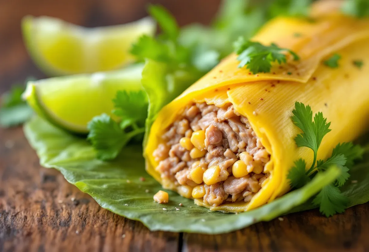Tamales de Cerdo recipe image
