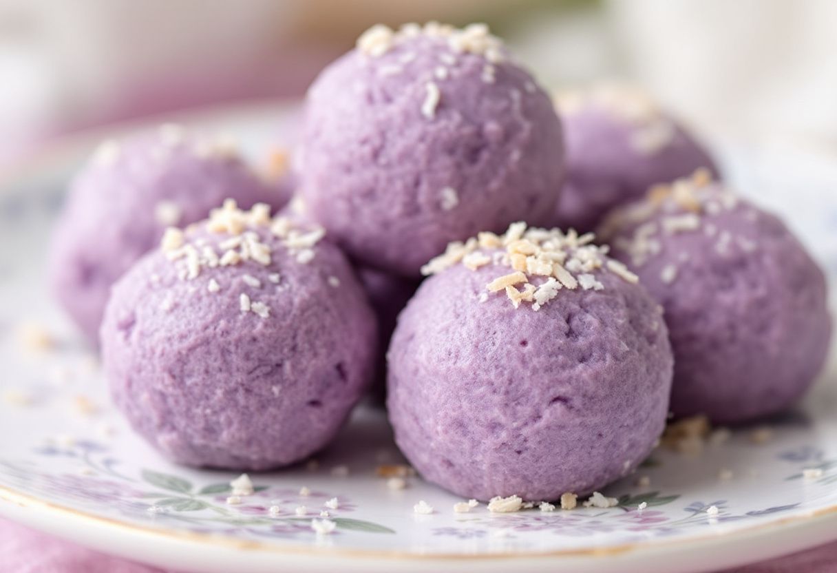 Taro Coconut Bites recipe image