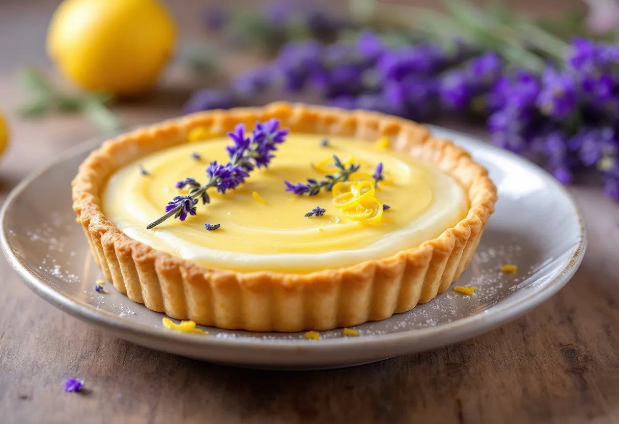 Tarte de Lavande recipe image