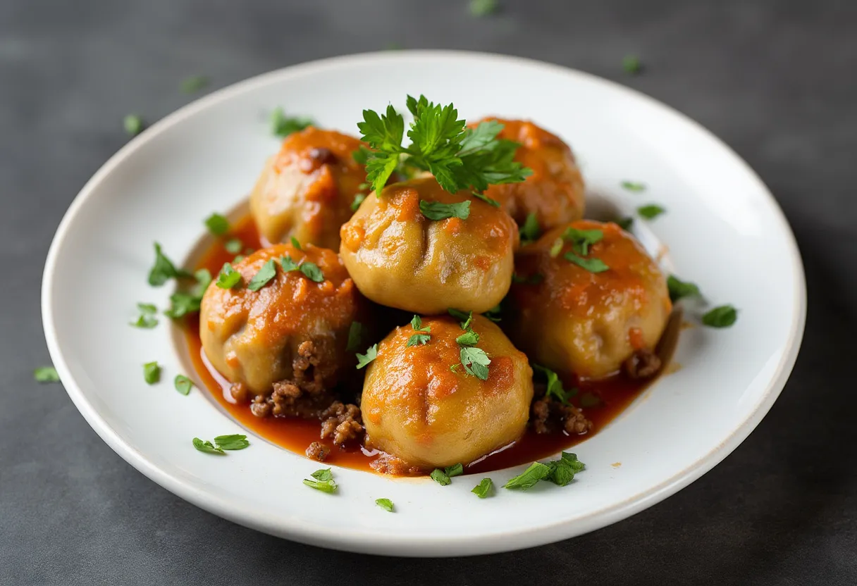 Tbilisi Garlic Khinkali recipe image