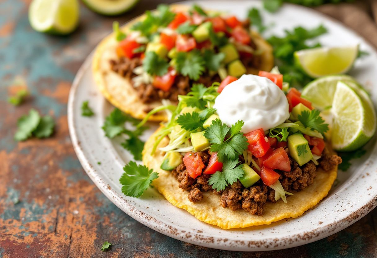 Tegucigalpa Tostadas recipe image