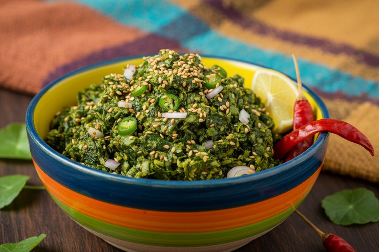 Thankuni Pata Bhorta recipe image