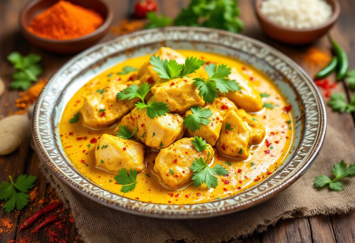 Thayir Kalavai Kozhi recipe image