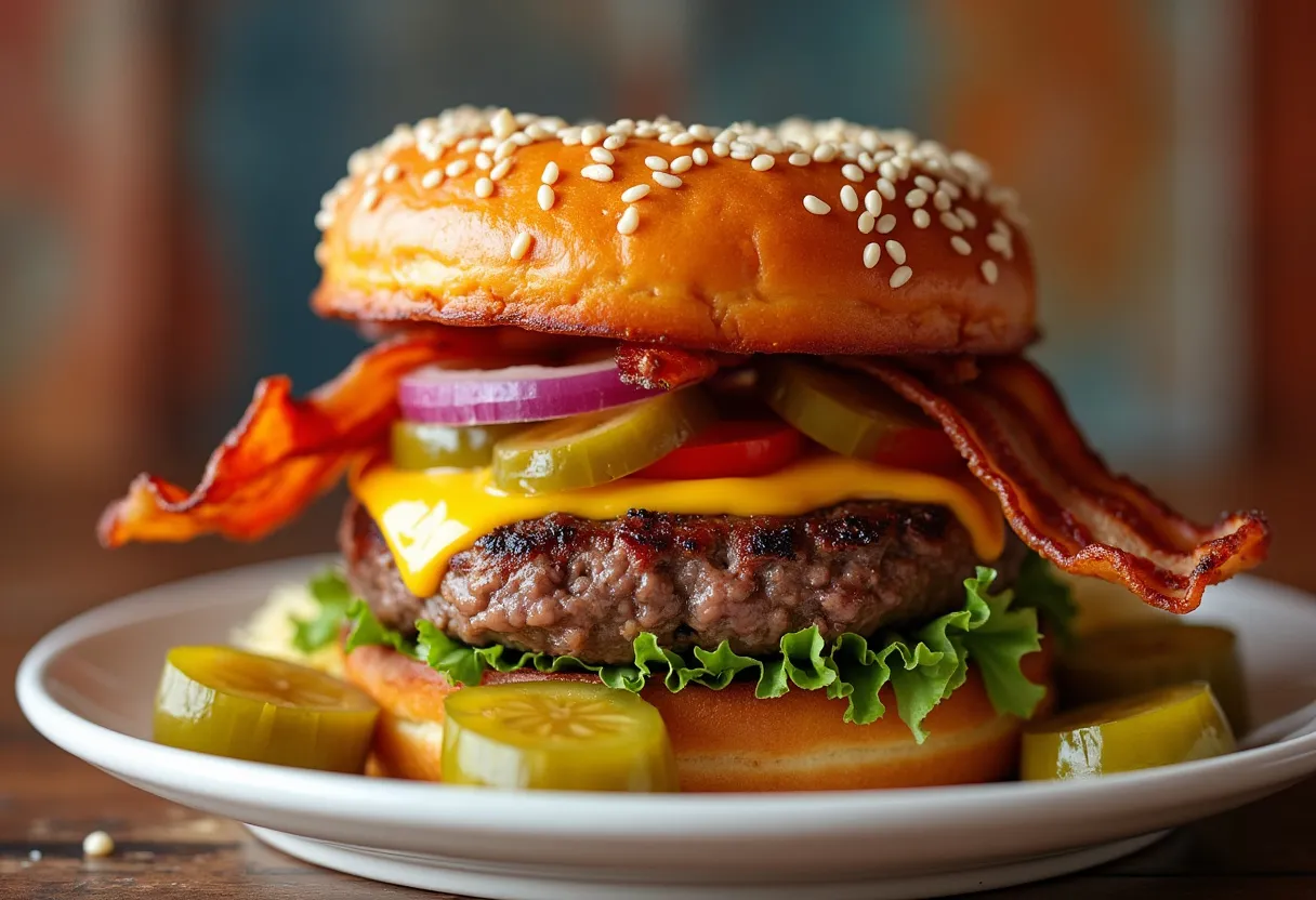 The Luther Burger From The Boondocks Tv Show recipe image