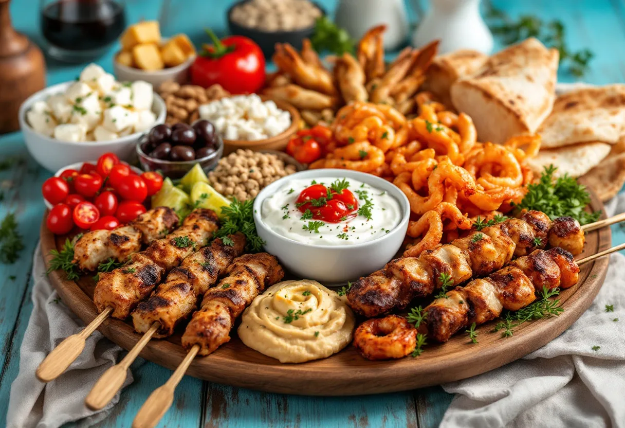 Thessaloniki Meze Platter recipe image