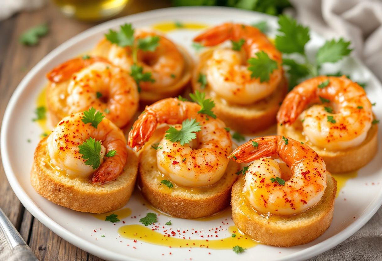 Tinian Garlic Shrimp Bites recipe image