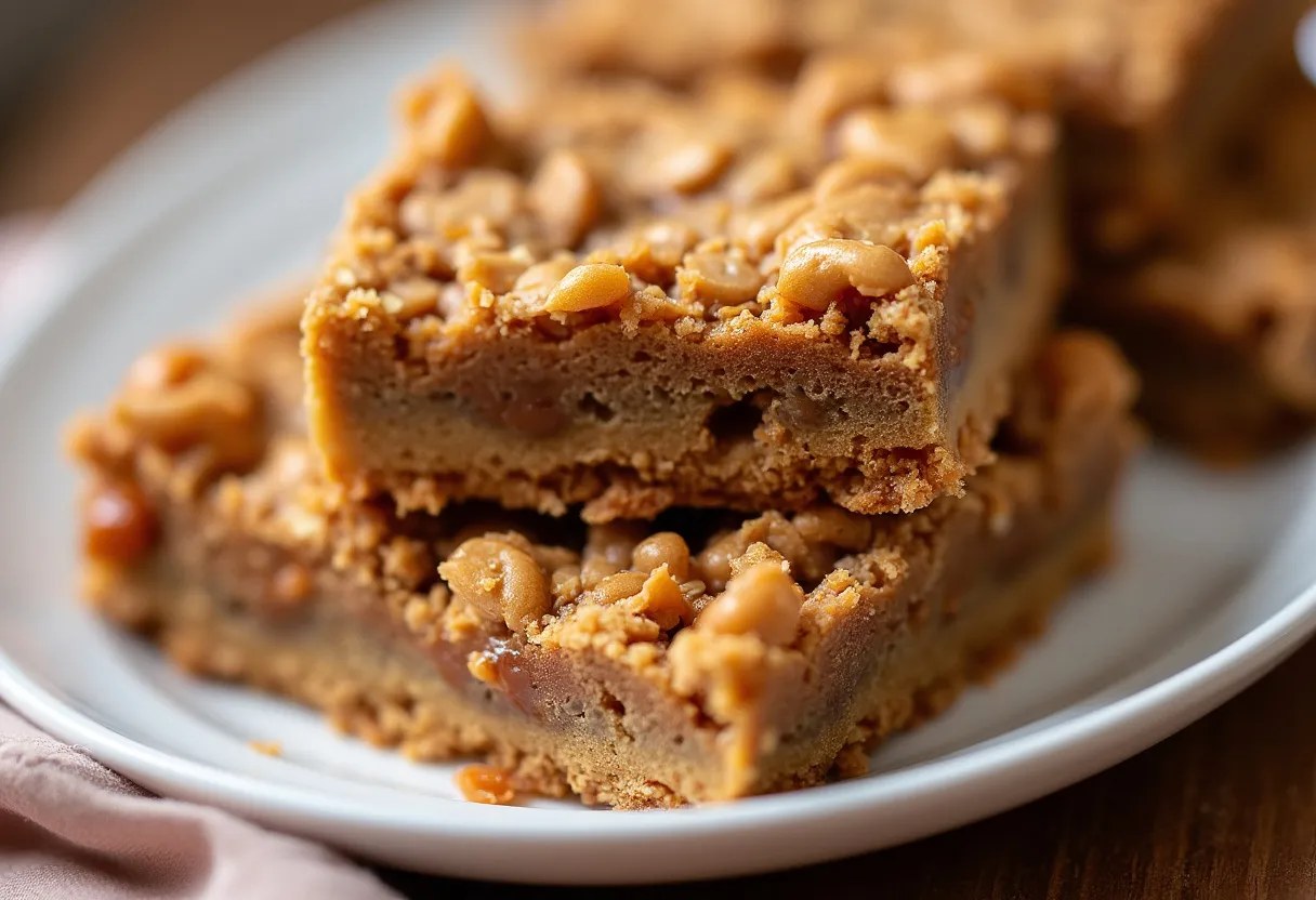 Toffee Oat Bars