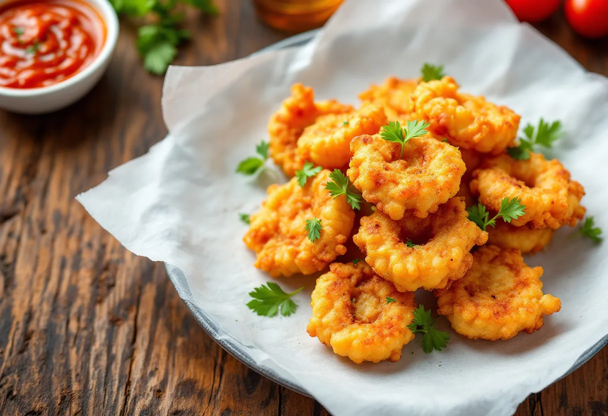 Togolese Calamari Fritters recipe image