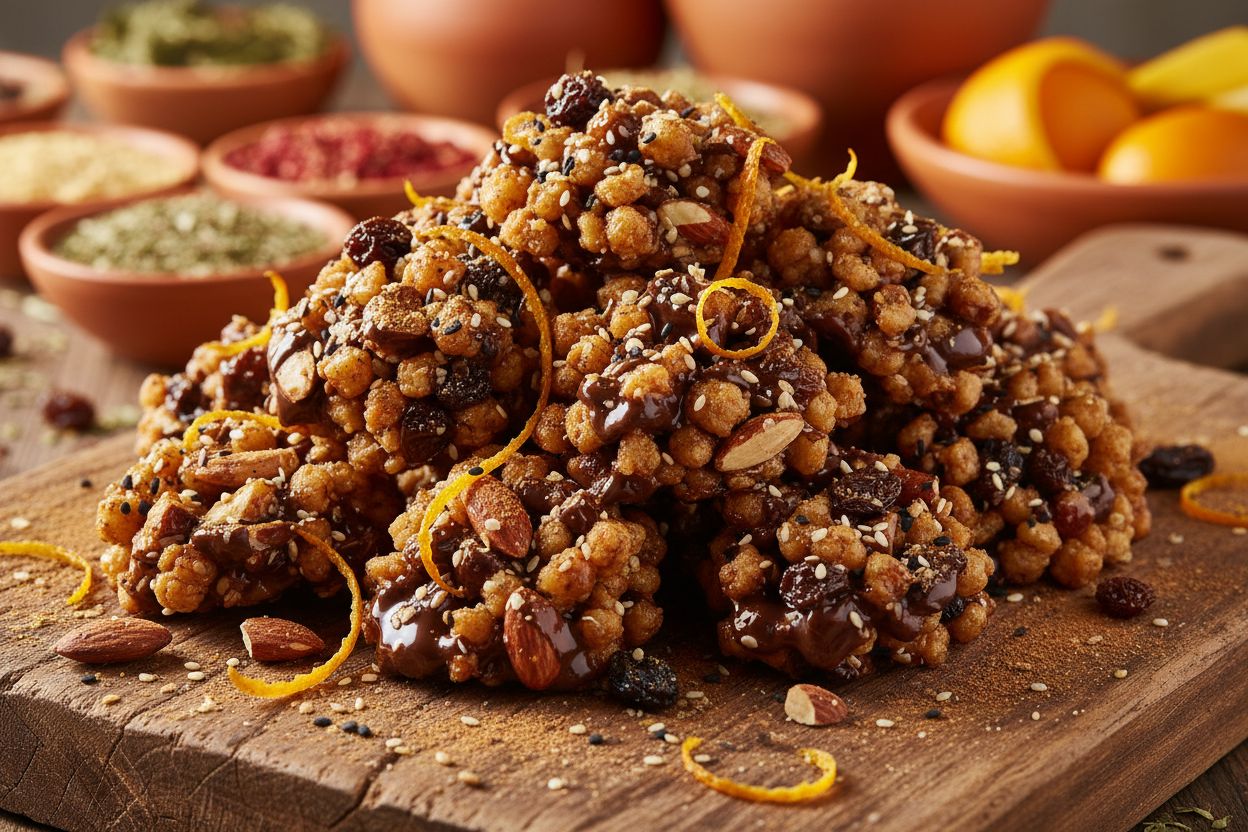 Trahana Clusters recipe image