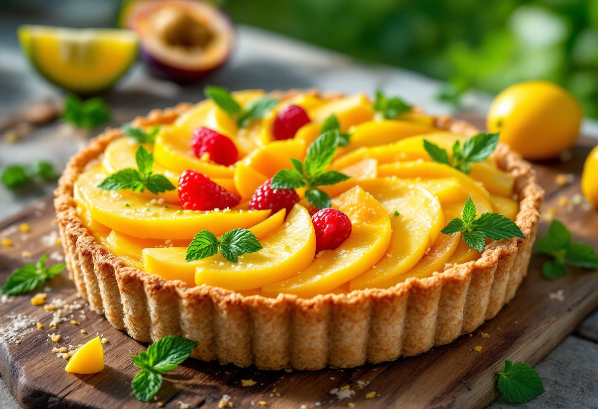 Tropical Harmony Tart recipe image