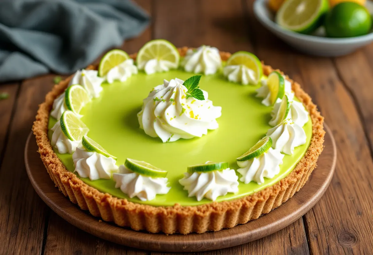 Tropical Key Lime Pie recipe image