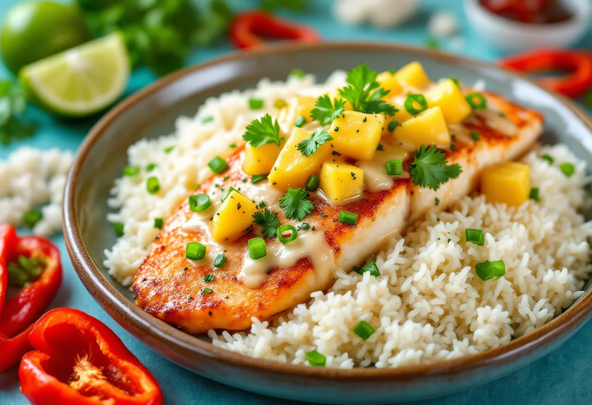 Tropical Pineapple Snapper recipe image