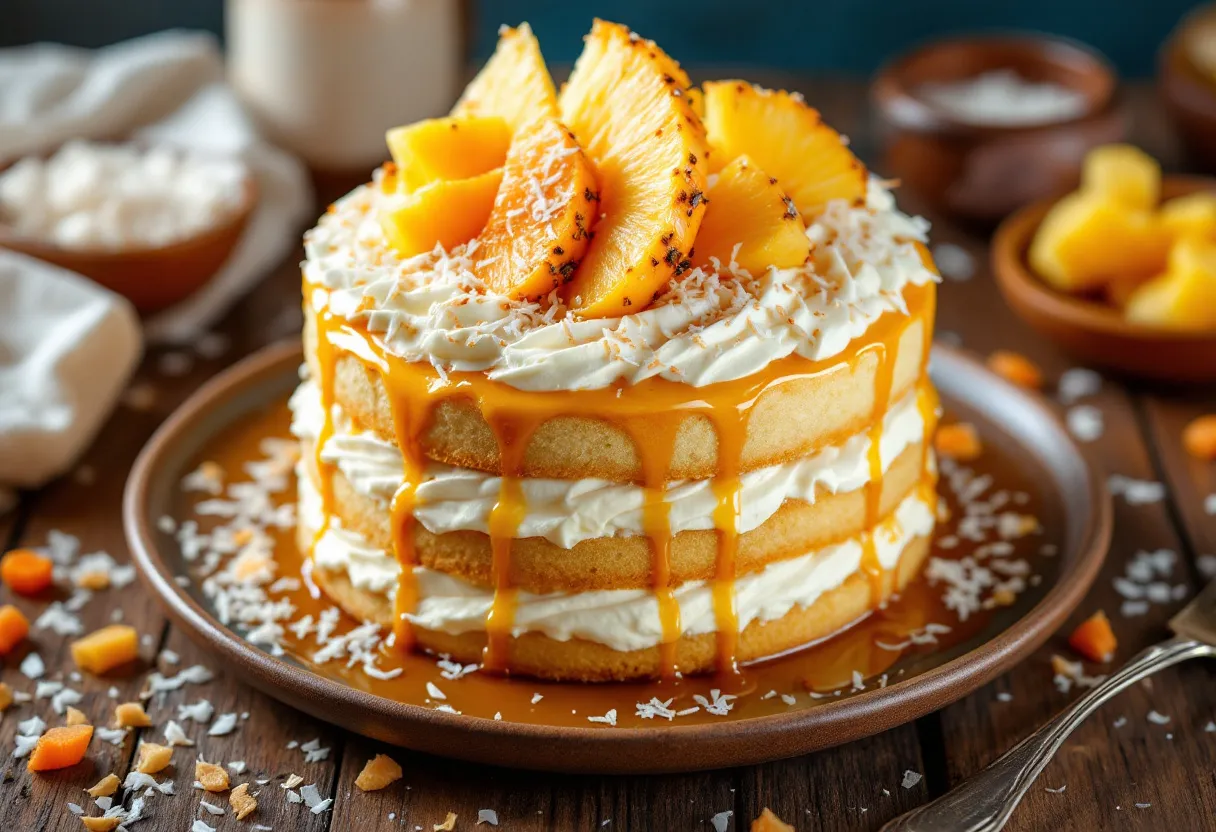 Tropical Tres Leches Cake recipe image