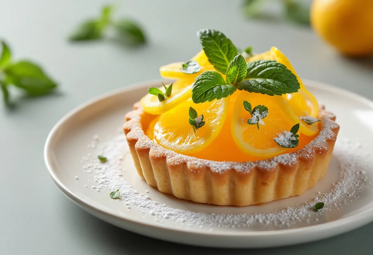 Tsubaki Yuzu Tart