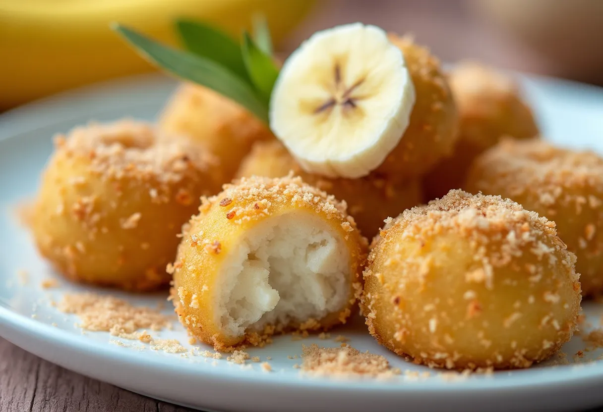 Tuvaluan Coconut Taro Bites recipe image